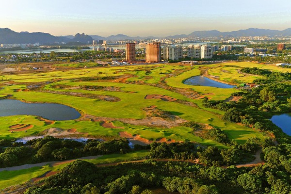 Am Olympia Golfplatz in Rio de Janeiro sind Greenfee Spieler immer willkommen.