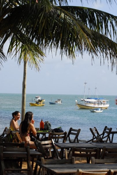 Meerblick vom Restaurant in Praia do Forte